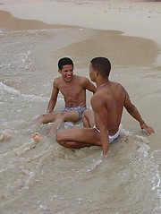 Four hot guys indulge in blowing and jerking off