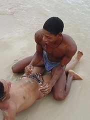 Four hot guys indulge in blowing and jerking off