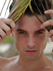 Life's A Beach For Horny Johny Cruz, As He Gets A Monster Black Dick Imbedded In His Ass!